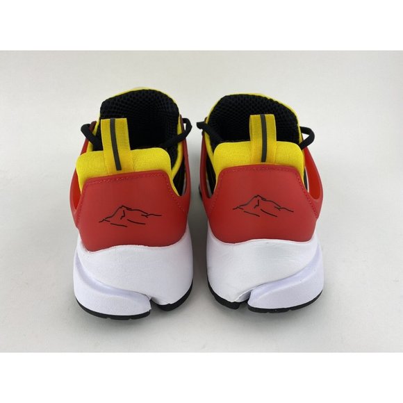 Nike Air Presto Yellow Red Men's Sneakers Shoes Road Race Black CT3550 700 - Picture 6 of 12